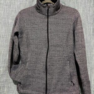 Columbia Tweed Pattern Fleece Zip Jacket